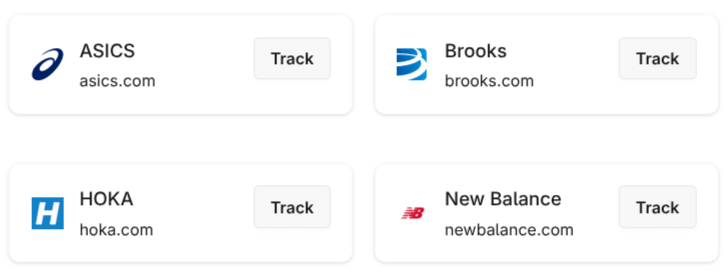 Competitor intelligence dashboard